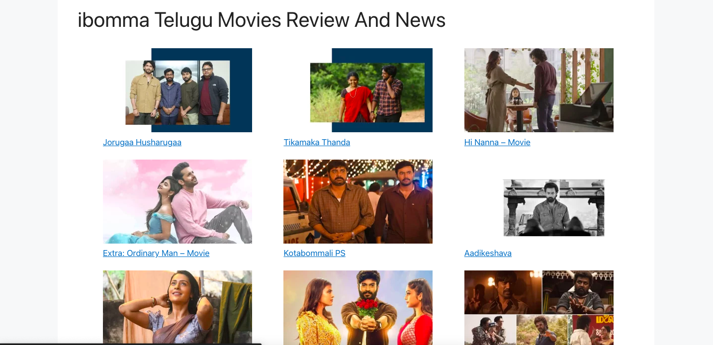 iBomma Originals - A Glimpse Into the Future of Telugu Entertainment