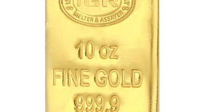 10 oz gold bar 